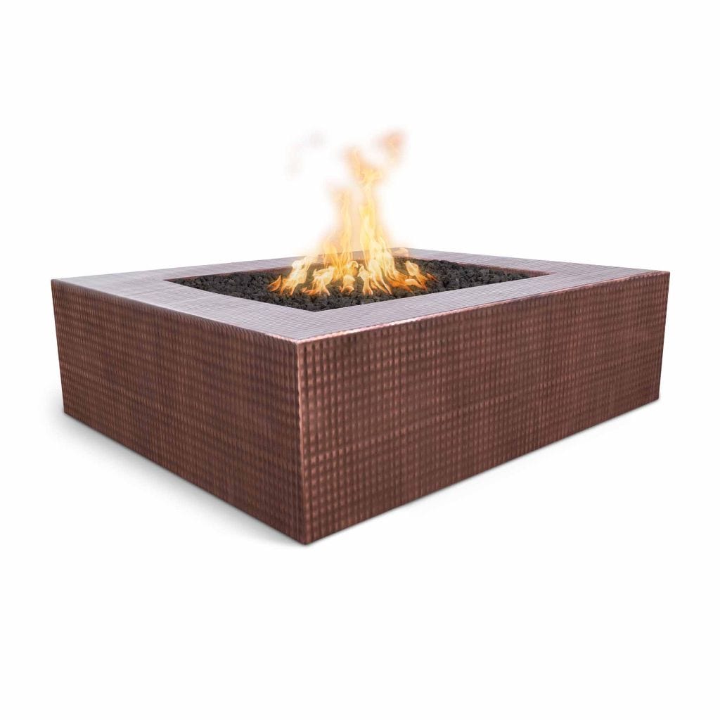 The Outdoor Plus Square Quad Fire Pit - Corten Steel