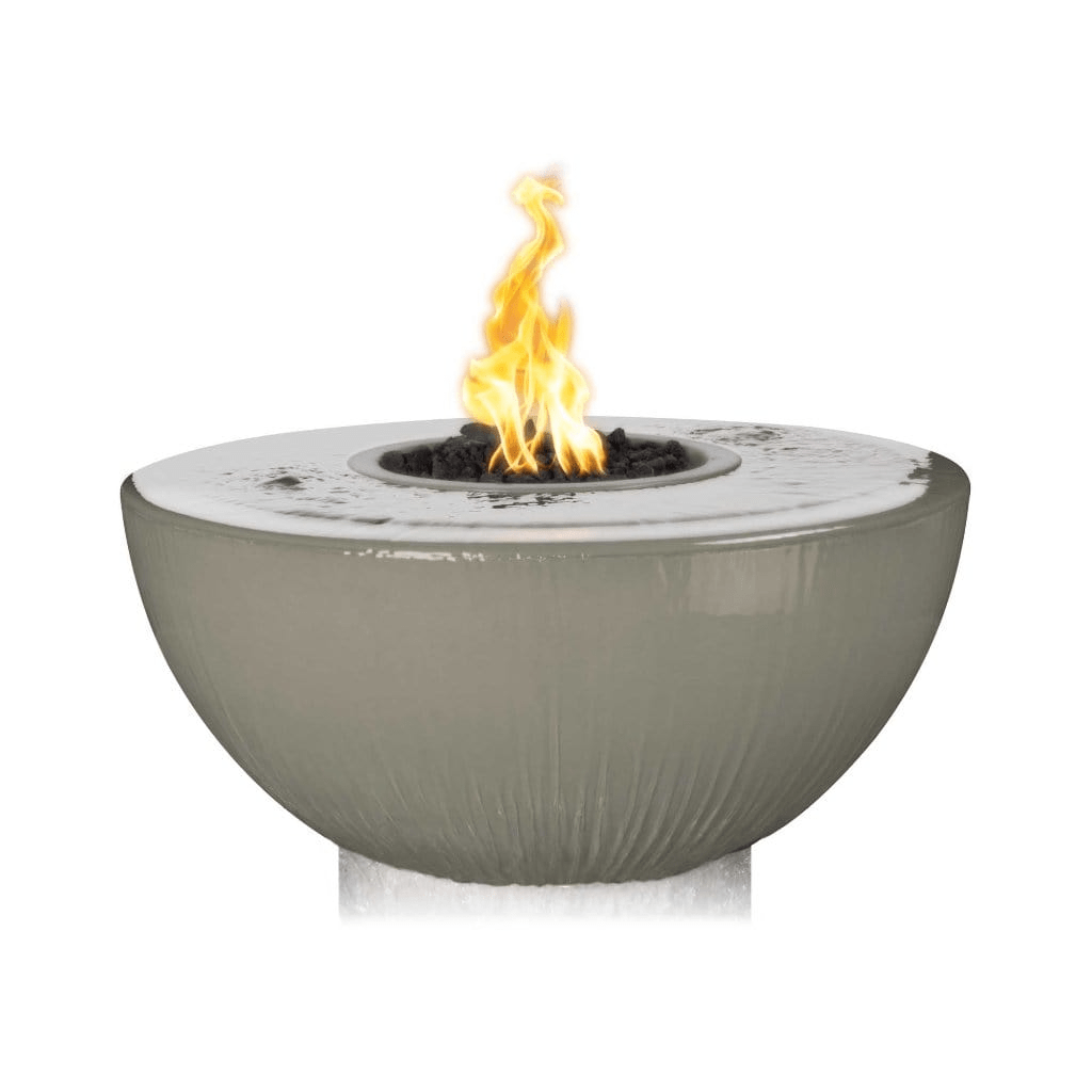 The Outdoor Plus 38&quot; Round Sedona Fire &amp; Water Bowl - GFRC Concrete