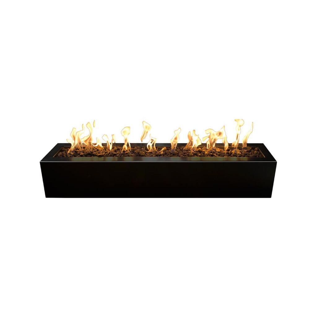 The Outdoor Plus 48&quot; Rectangular Eaves Fire Pit - Powder Coated Metal