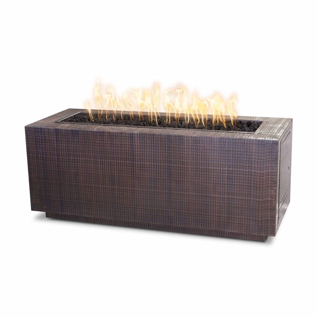 The Outdoor Plus Rectangular Pismo Fire Pit - Copper