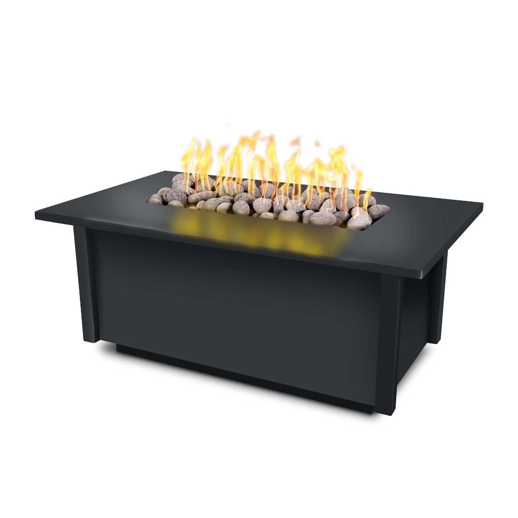 The Outdoor Plus 48&quot; Rectangular Salinas Fire Table - Powder Coated Metal