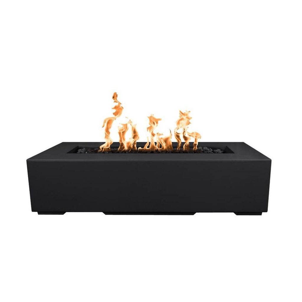 The Outdoor Plus 54&quot; Rectangular Regal Fire Pit - GFRC Concrete - Electronic Ignition System