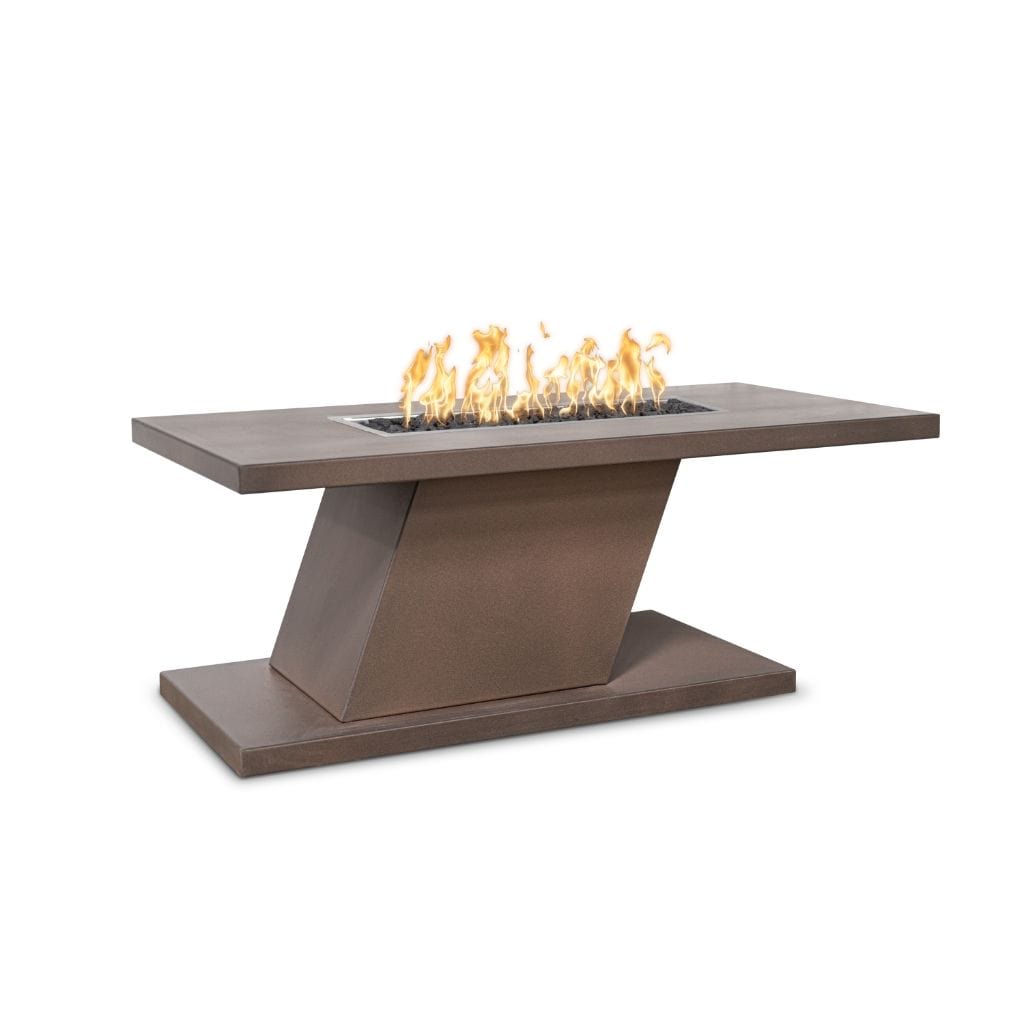 The Outdoor Plus 60&quot;-72&quot; Rectangular Imperial Fire Table - Stainless Steel