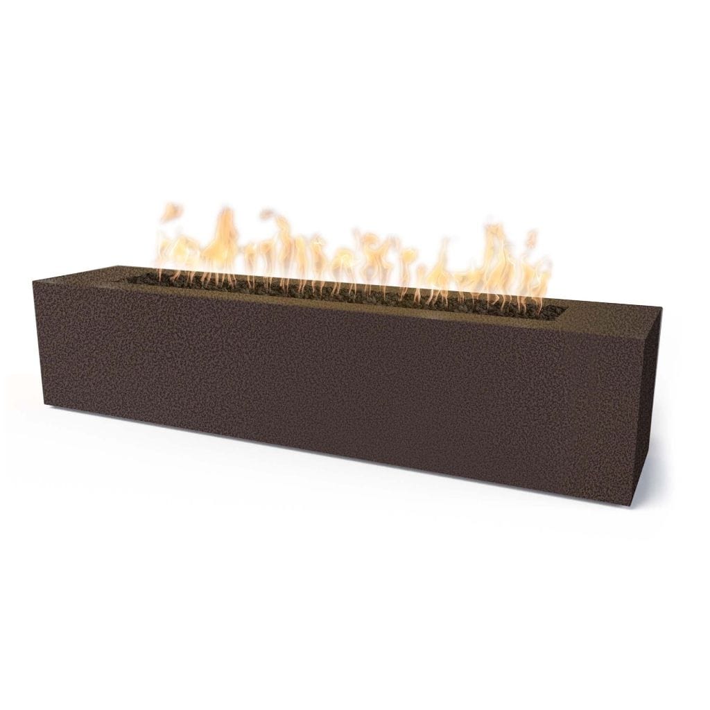 The Outdoor Plus 72&quot; Rectangular Carmen Fire Pit - Powder Coated Metal