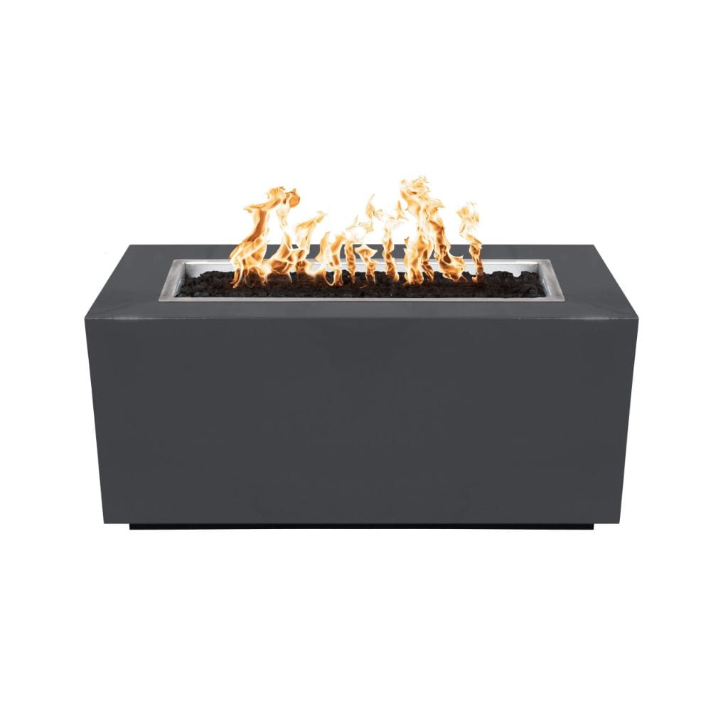 The Outdoor Plus 84&quot; Rectangular Pismo Fire Pit - Powder Coated Metal