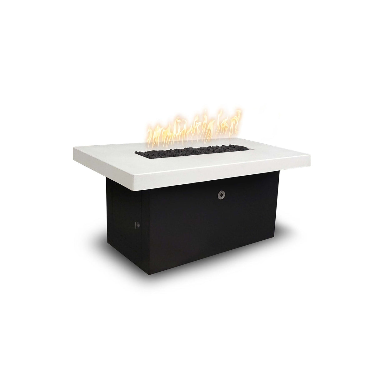 The Outdoor Plus Rectangular Alberta Fire Table - GFRC Concrete