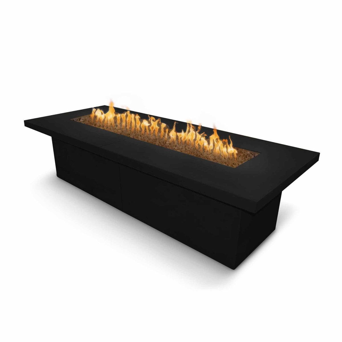 The Outdoor Plus 120&quot; Rectangular Newport Fire Table - Powder Coated Metal