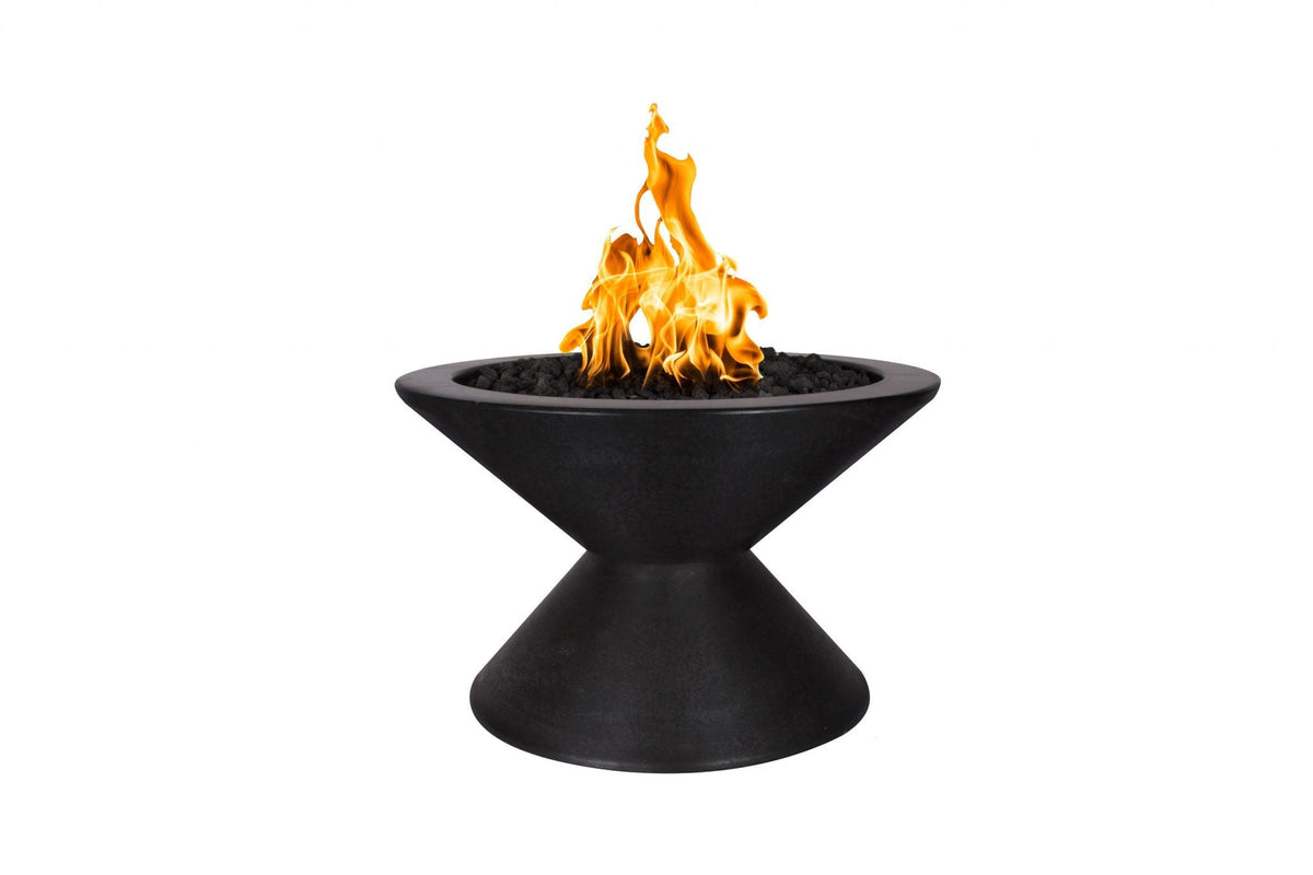 The Outdoor Plus Round 31&quot; Lucia Fire Pit - GFRC Concrete