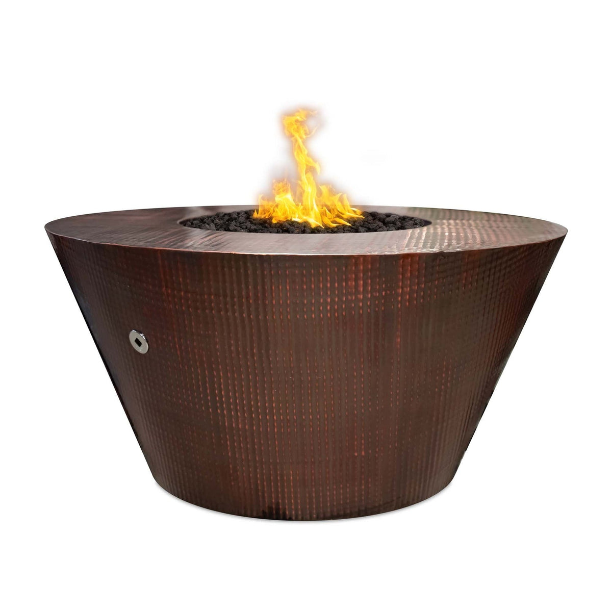 The Outdoor Plus 48&quot; Round Martillo Fire Pit - Powder Coated Metal