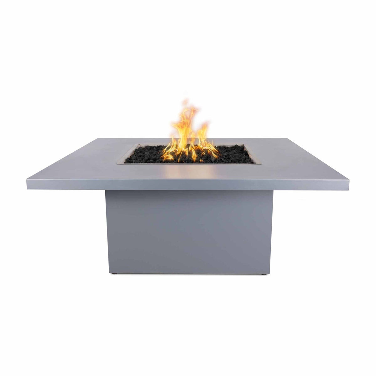 The Outdoor Plus Square Bella Fire Table - Corten Steel