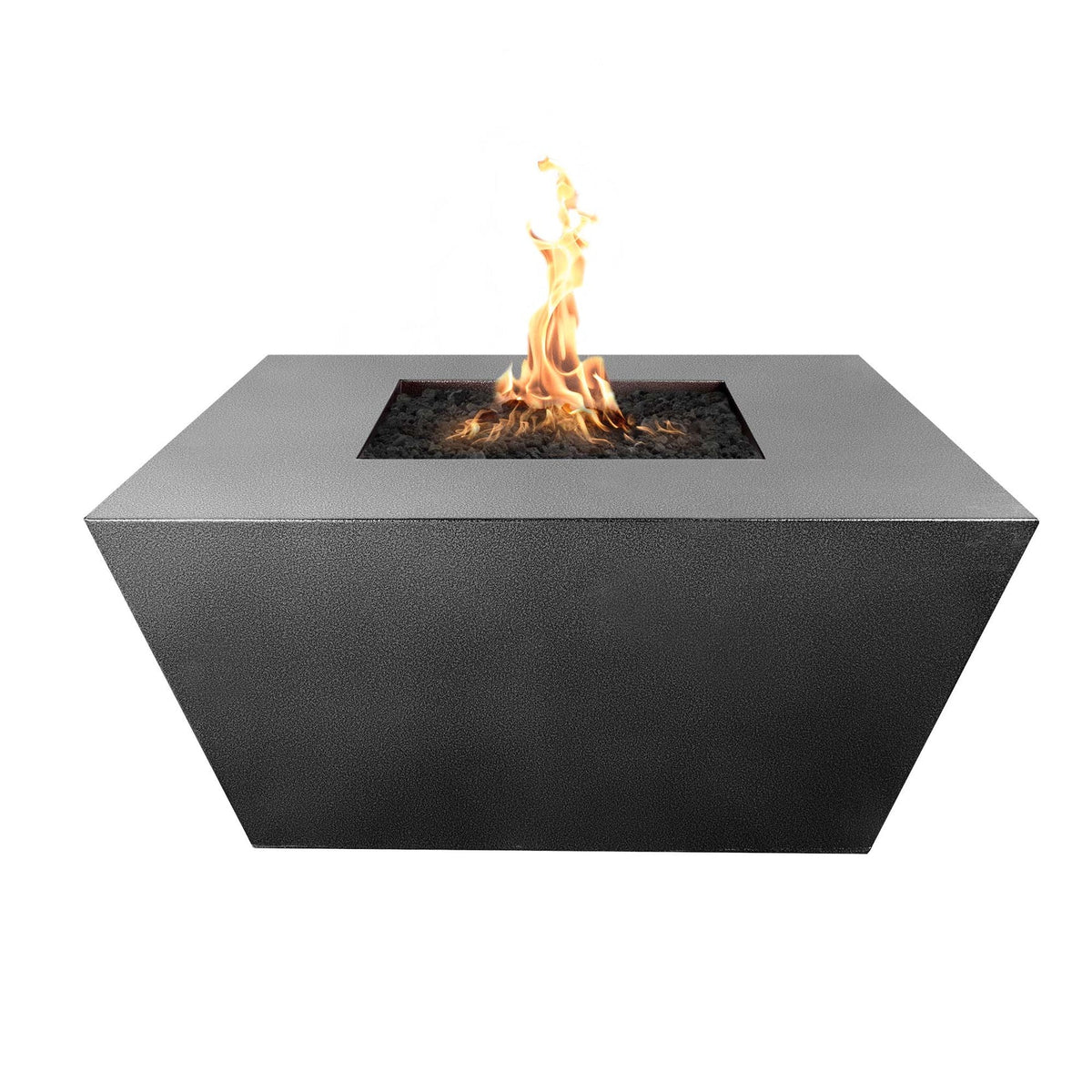 The Outdoor Plus Square Redan Fire Pit - Corten Steel