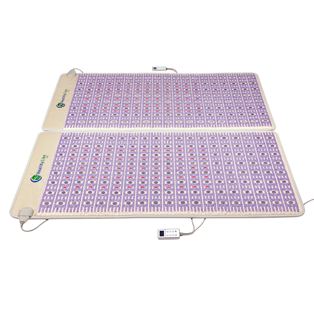 HealthyLine TAJ-Mat™ King 8076 Firm - Photon PEMF Split Inframat Pro®