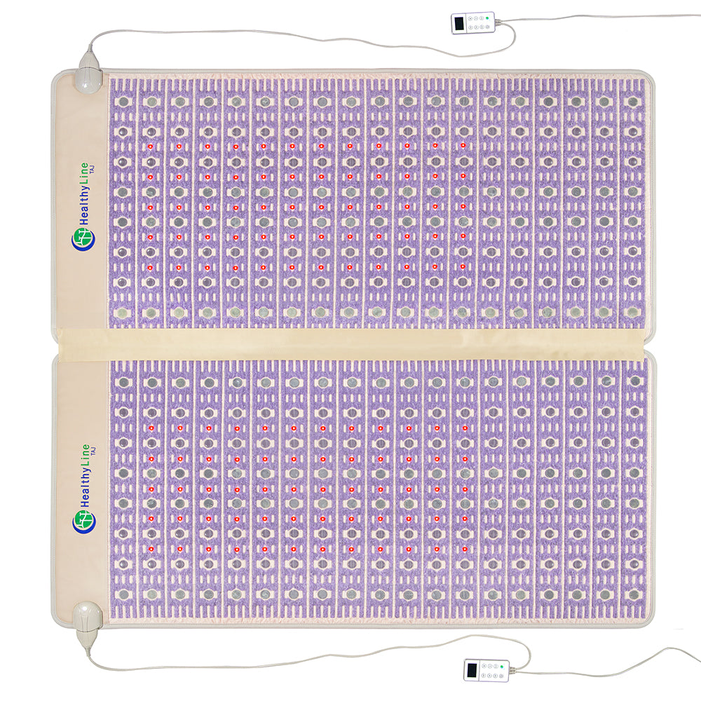 HealthyLine TAJ-Mat™ King 8076 Firm - Photon PEMF Split Inframat Pro®