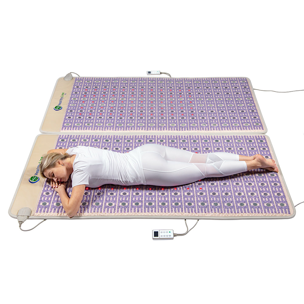 HealthyLine TAJ-Mat™ King 8076 Firm - Photon PEMF Split Inframat Pro®