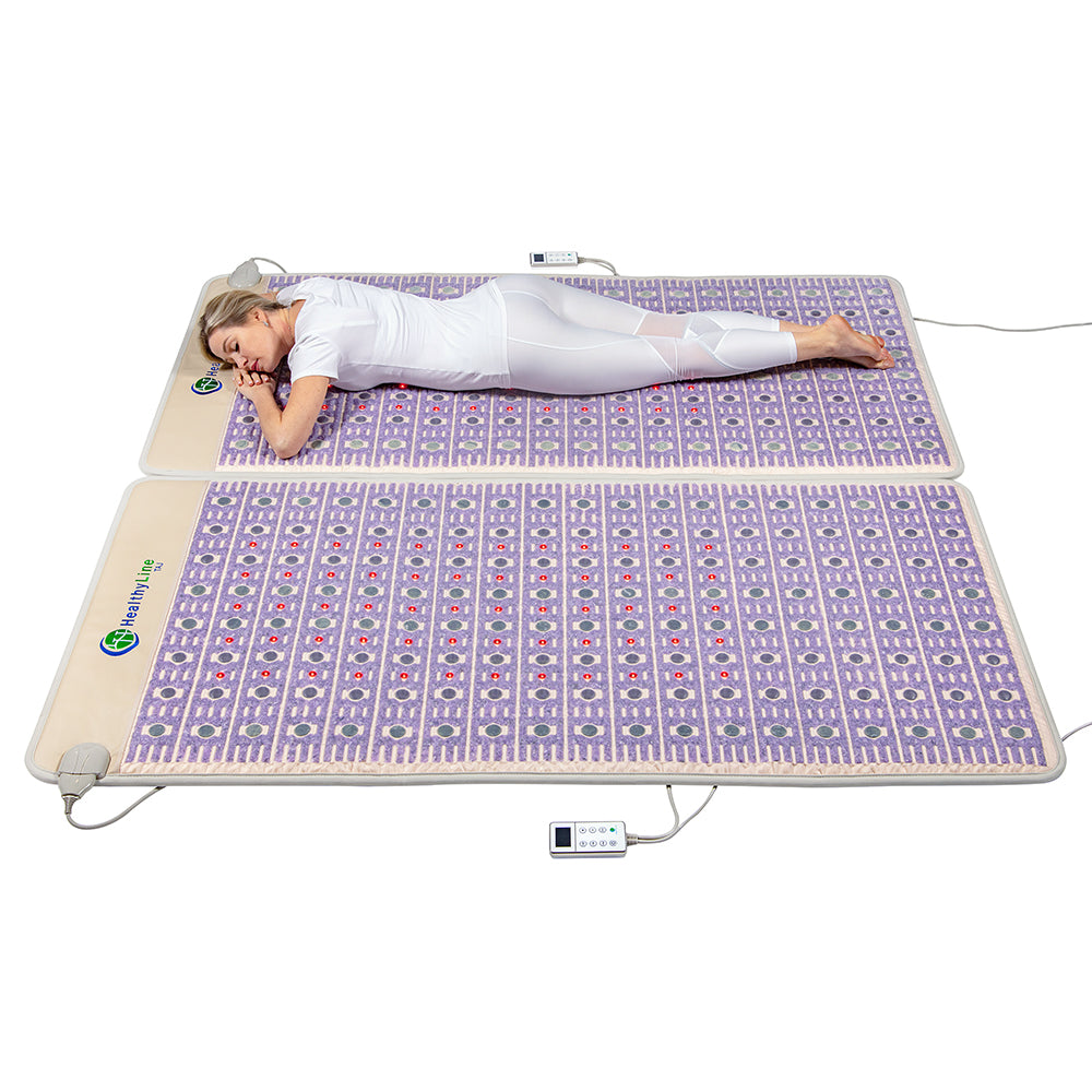 HealthyLine TAJ-Mat™ King 8076 Firm - Photon PEMF Split Inframat Pro®