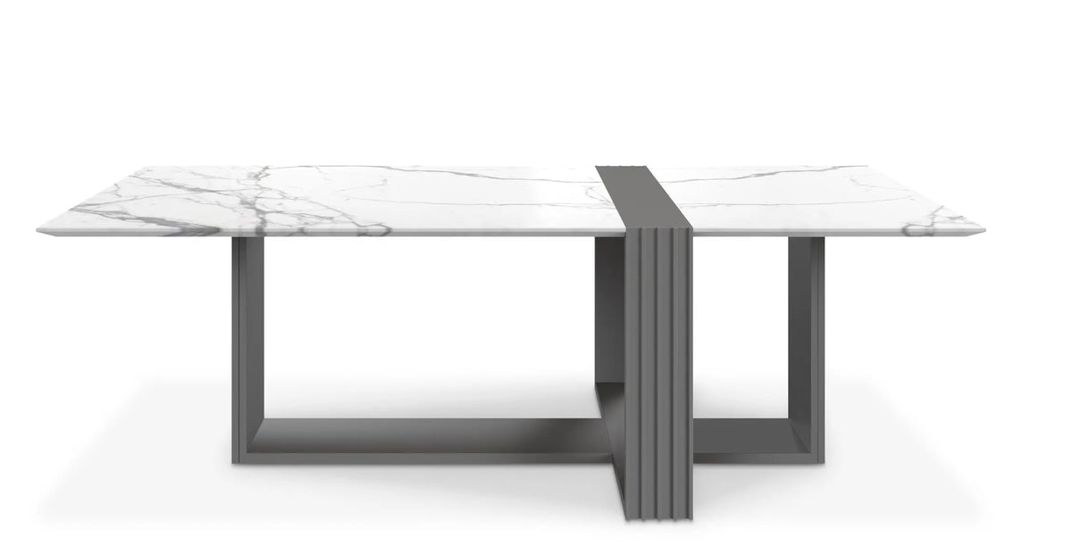 Luxxu Vertigo Grey Dining Table