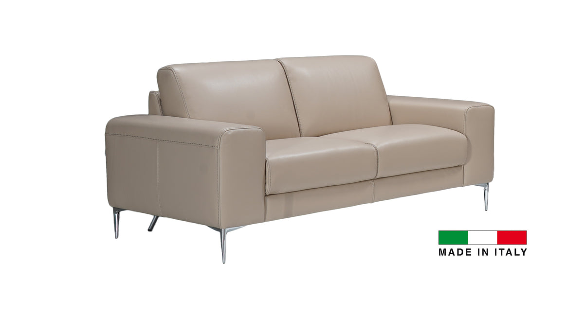 Bellini Italian Home Victoria Loveseat, Cat 35 Sabbia 35601