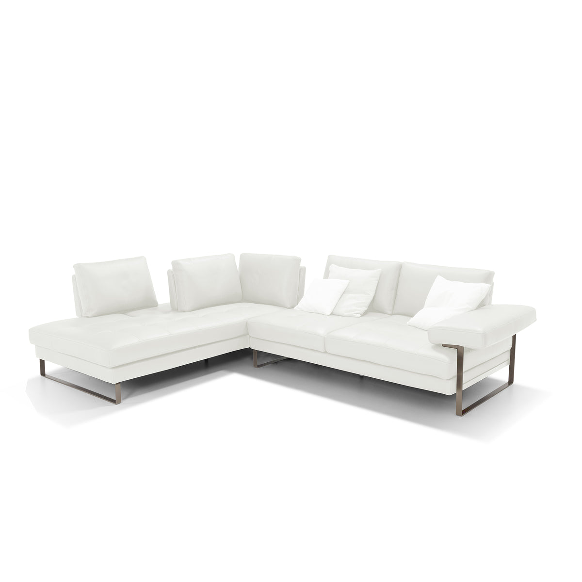 Bellini Italian Home Viviana Sofa Leather in White Cat 35. Col 35612