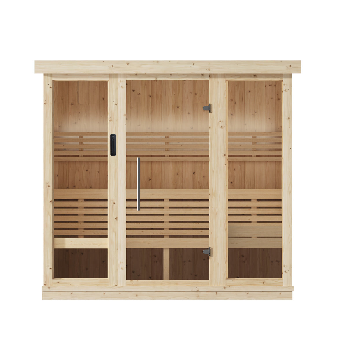 SaunaLife Xperience-Series Model X7 Indoor Sauna, Thermo-Wood Construction with LED Lighting [Free Shipping]