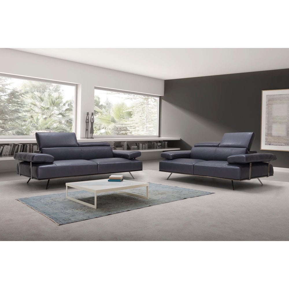 Bellini Italian Home Loveseat Leather in Dandy