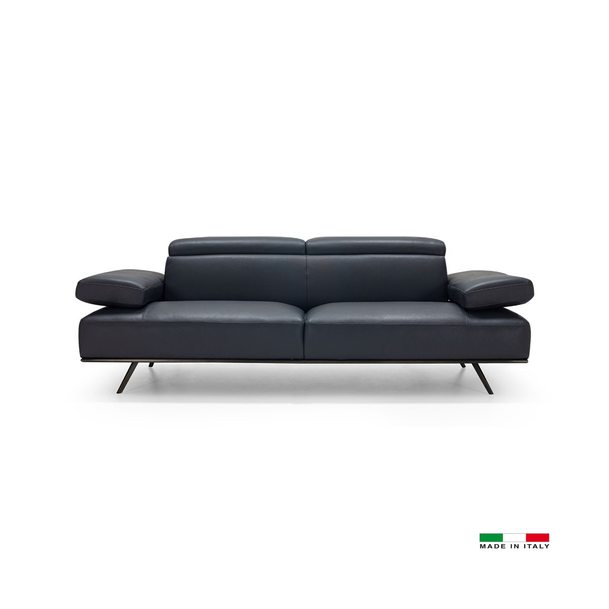 Bellini Italian Home Loveseat Leather in Dandy