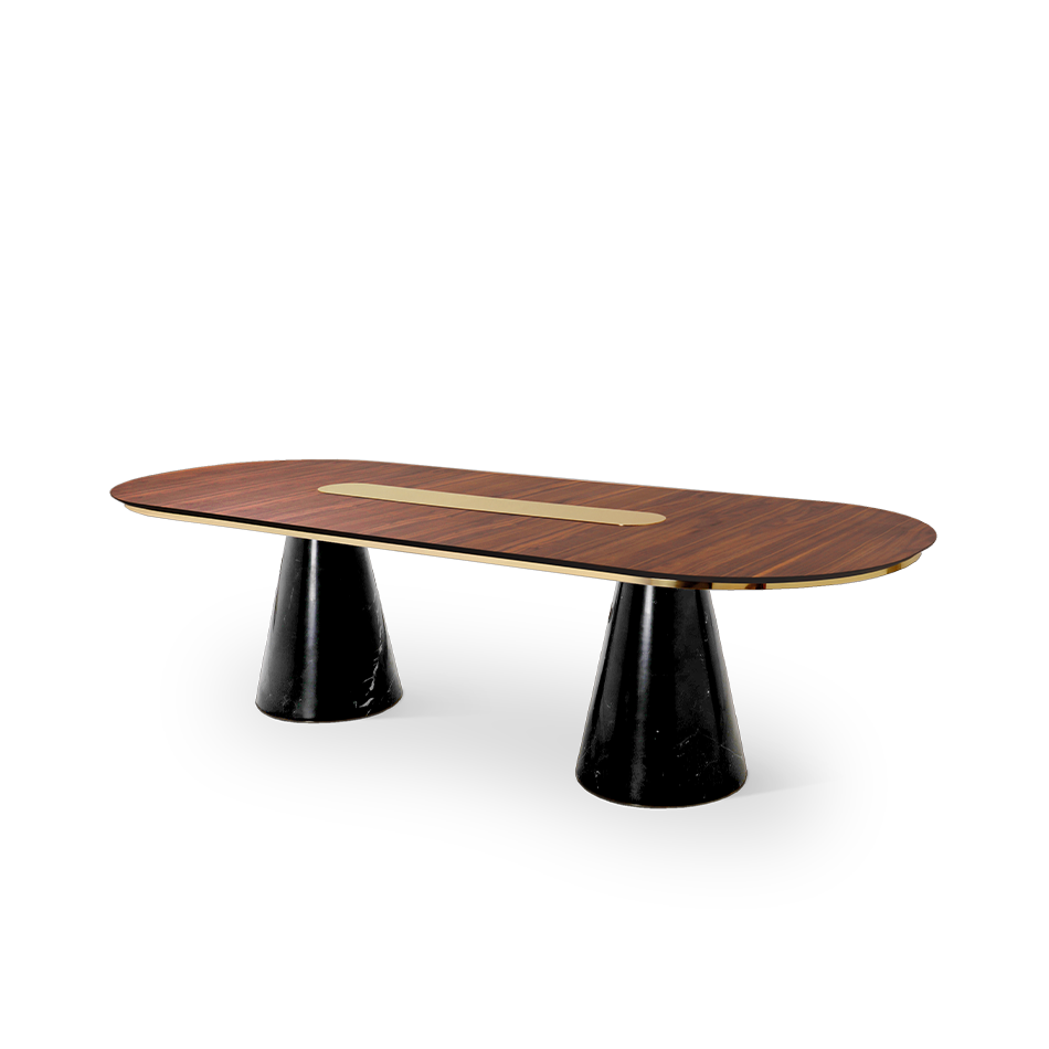 Essential Home Bertoia Oval Dining Table