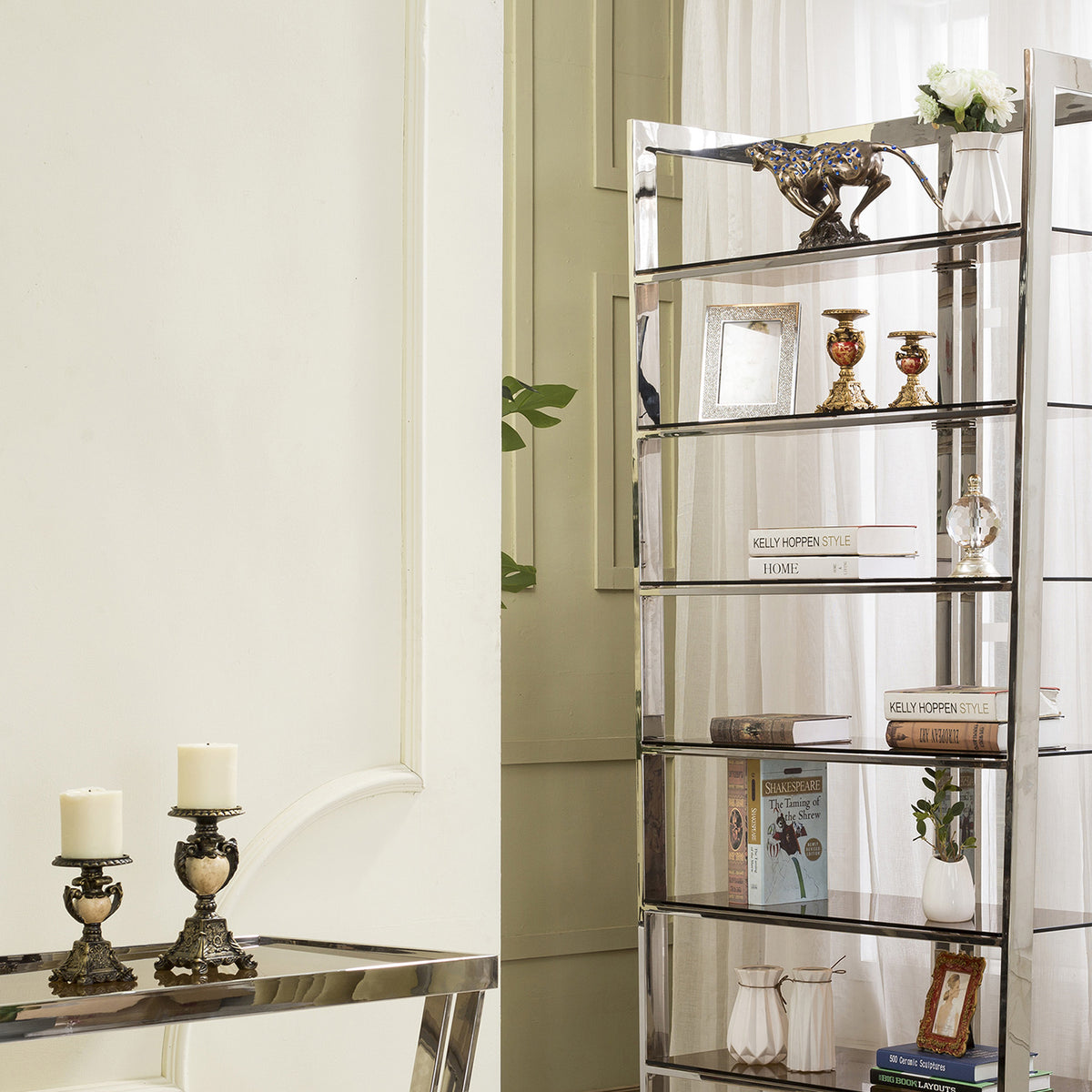 Bellini Italian Home Carraway Tall Display Unit