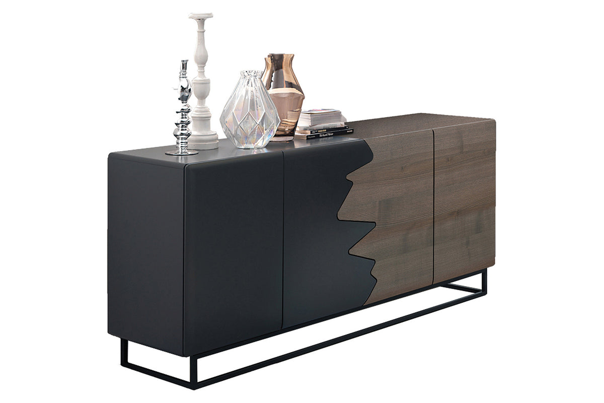 Bellini Italian Home Kali Sideboard Grey Ash Anthracite