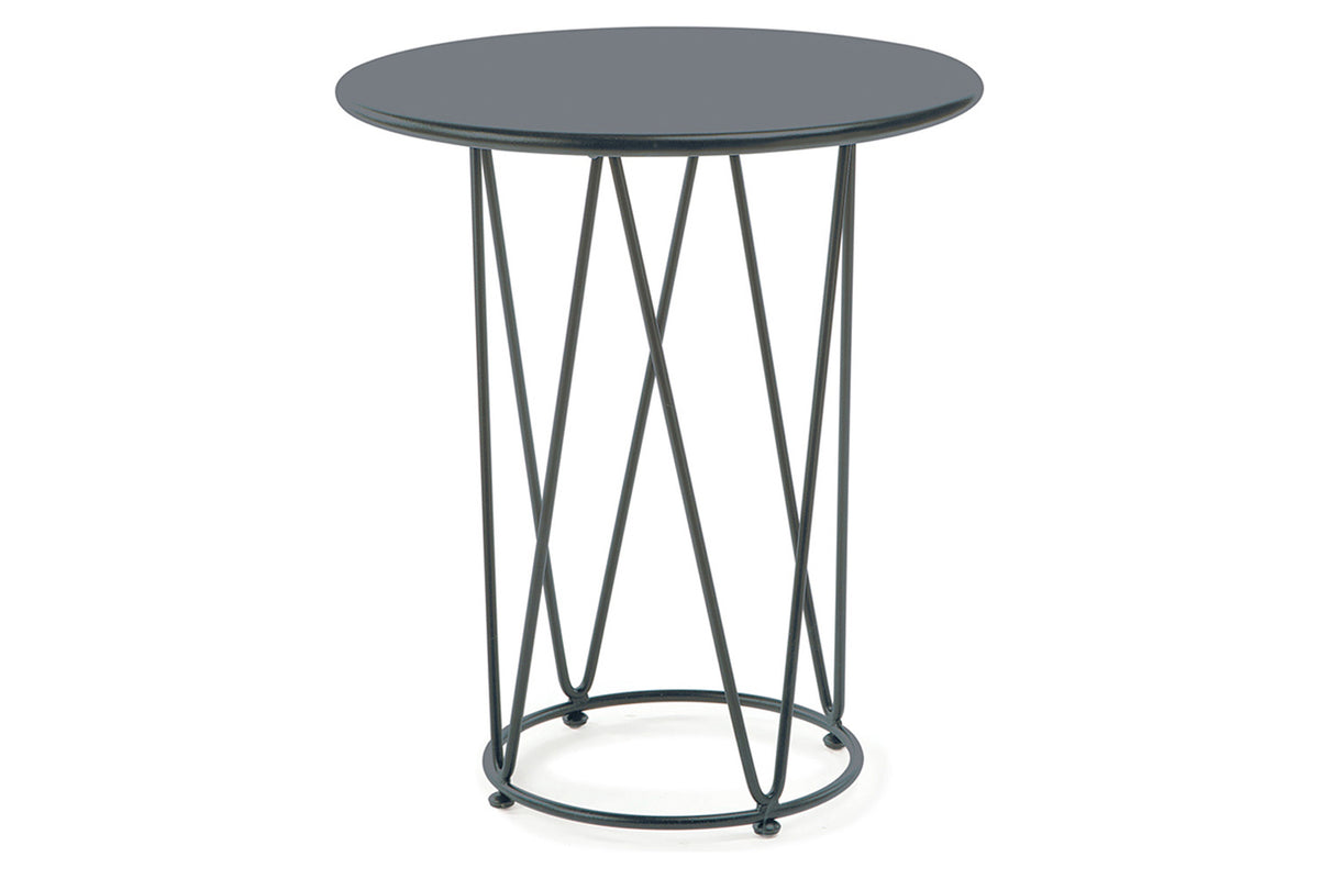 Bellini Italian Home Round Dining Table, Metal Frame Design, Water and Uv Resistant Material, Easy To Clean Material and Metals Are Coated with Qualicoat Thermosetting Powders
(Available In Grey)
Dimensions: Dia 26&quot;x30&quot;