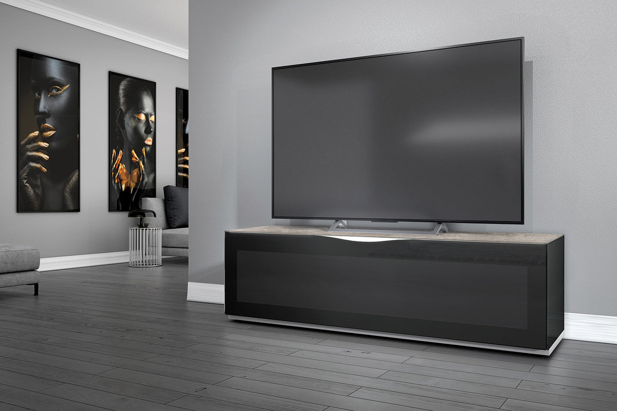 Bellini Italian Home Modica TV Stand Black