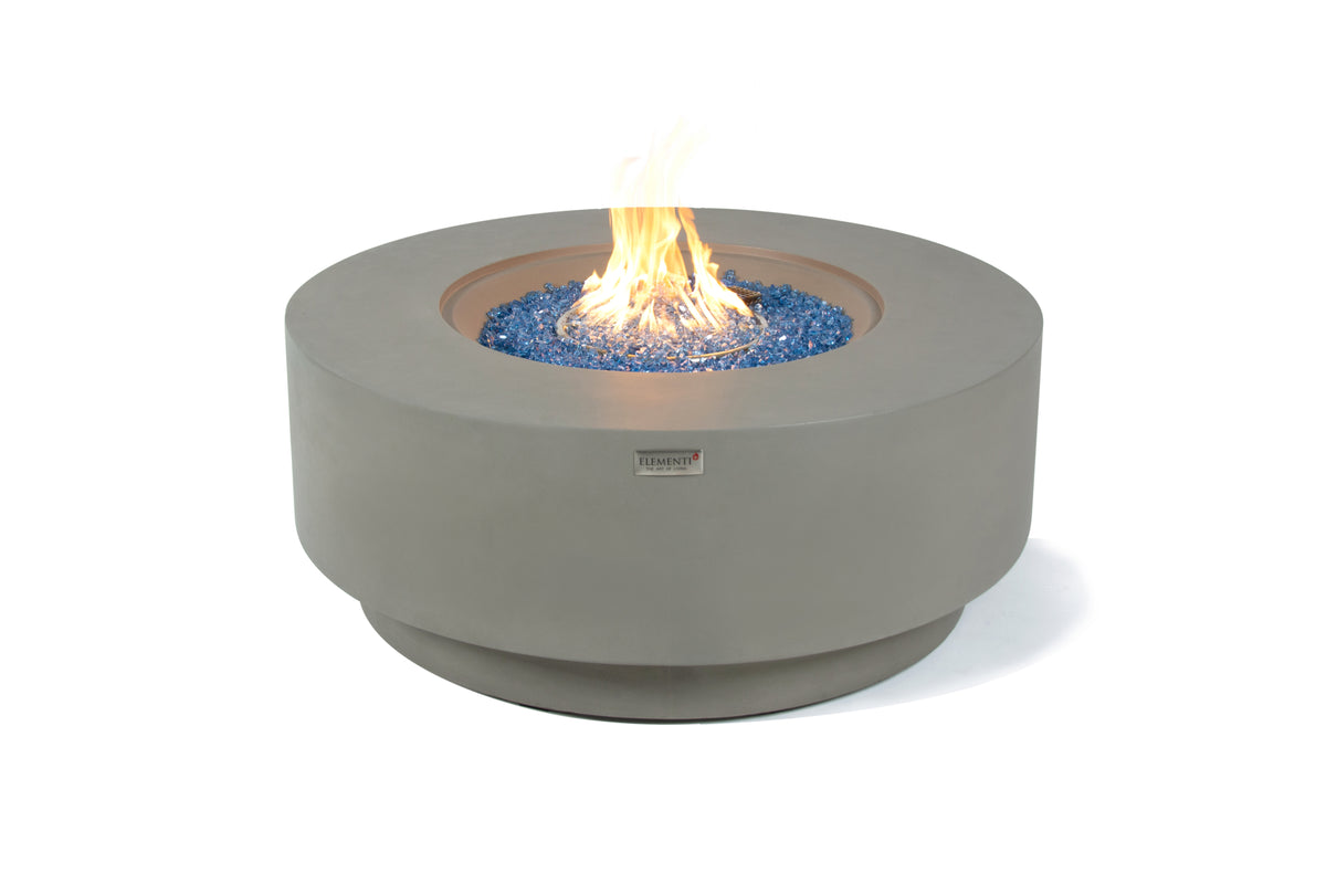 Elementi Plus Colosseo OFG414LG Round Concrete Fire Pit Table