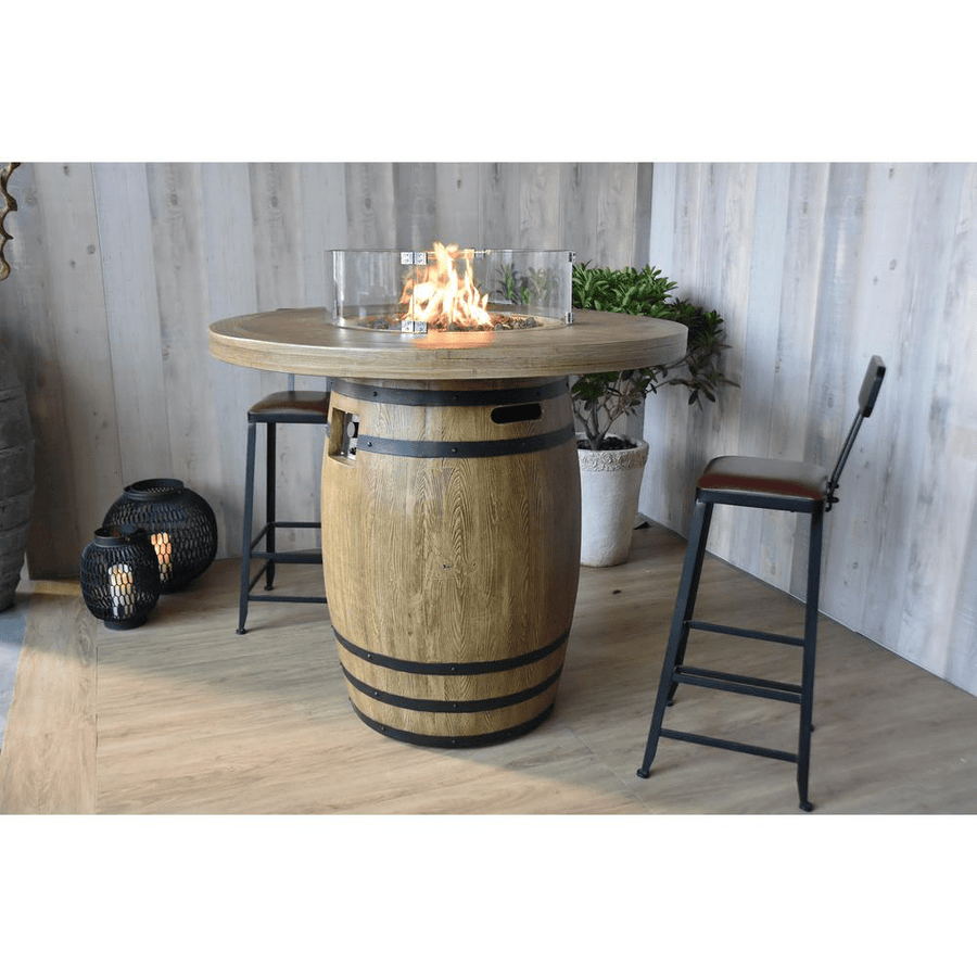 Elementi Fire Lafite Barrel Fire Table - Propane