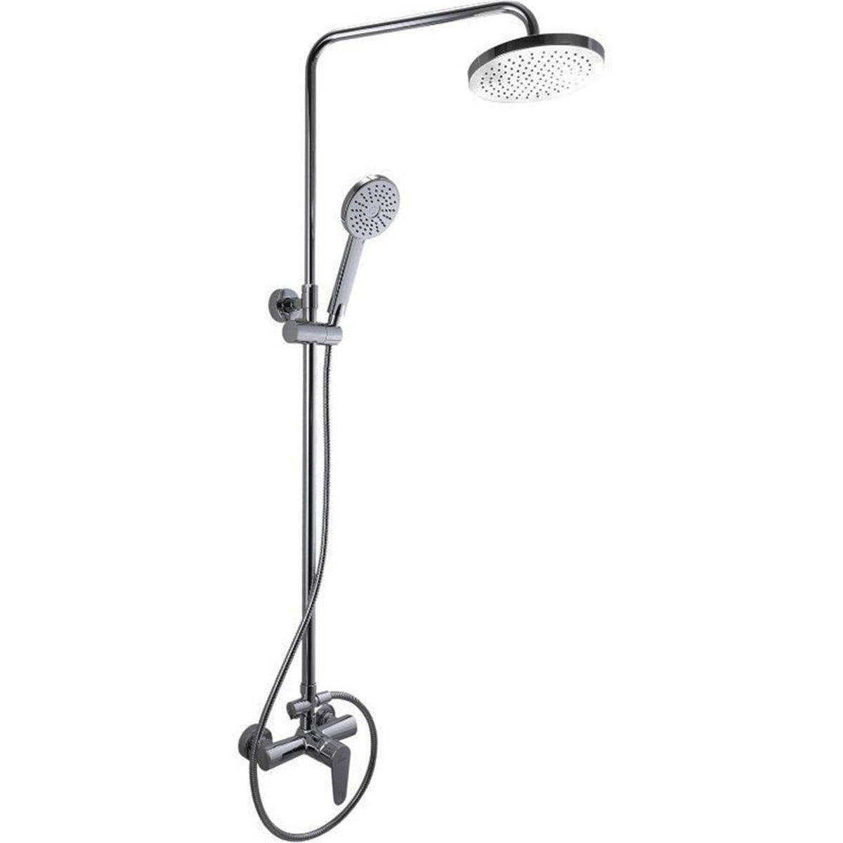 SaunaLife Barrel Shower Model R3, Rain-Series Outdoor Barrel Shower Kit 53&quot;W x 90&quot;H [Free Shipping]