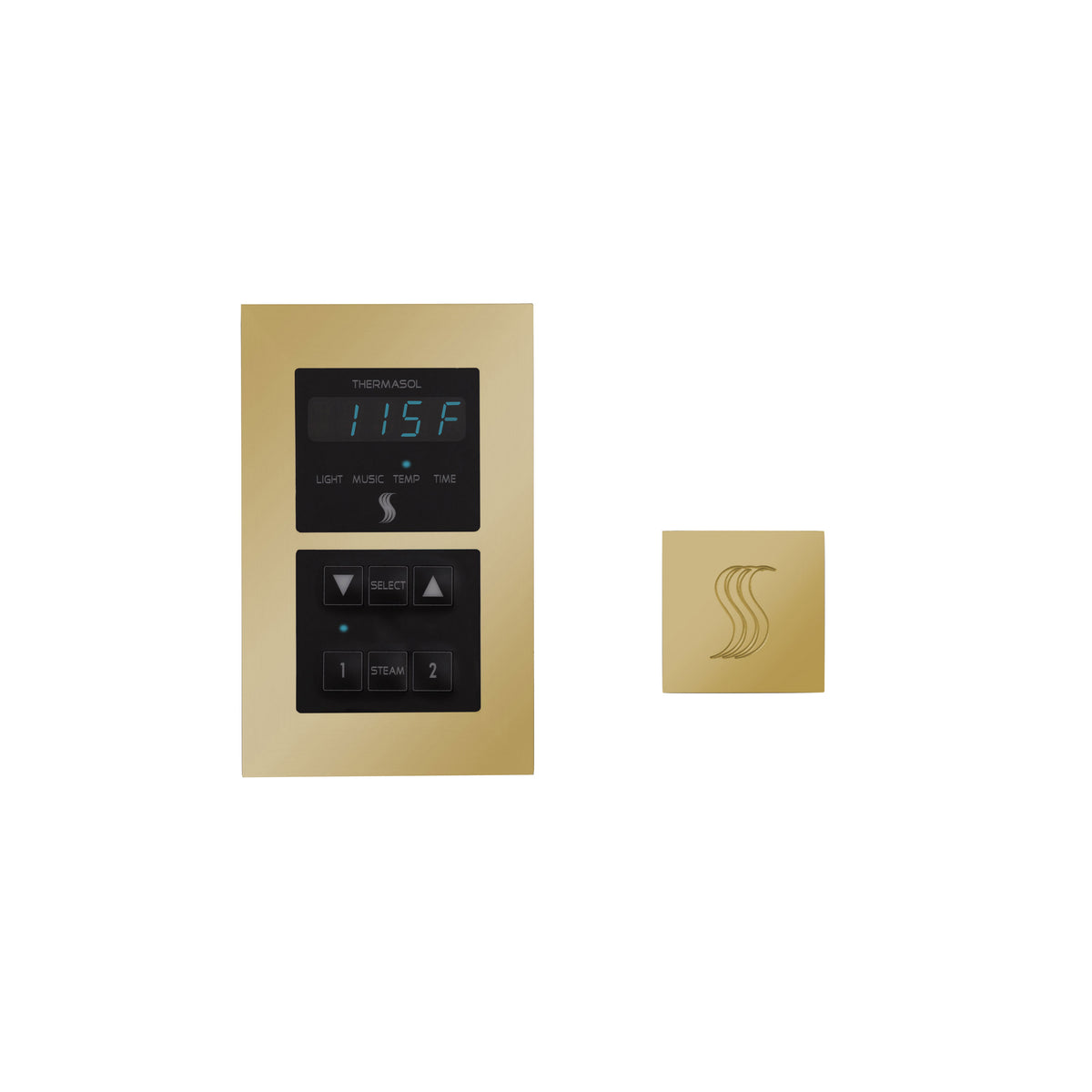 SEMR-SVSQ-PB_ThermaSol_Signature Series Control and Steam Head Kit Square