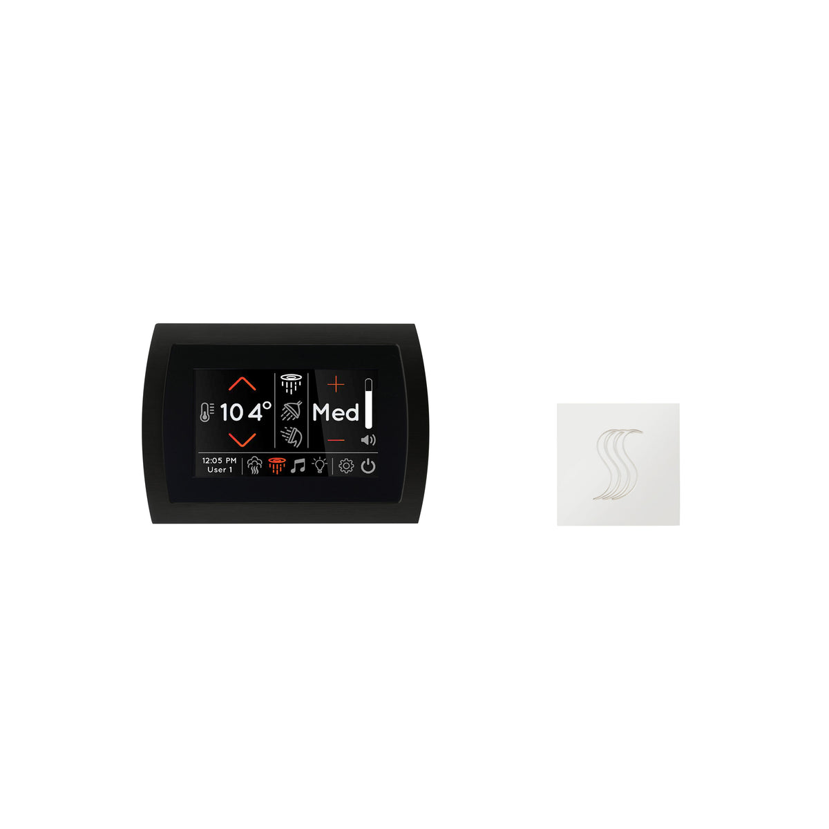 STC-SVSQ-WHT_ThermaSol_SignaTouch Control and Steam Head Kit Square