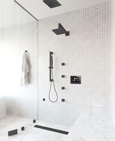 ThermaSol Steam Shower The Total Wellness Package with 7&quot; ThermaTouch and Square