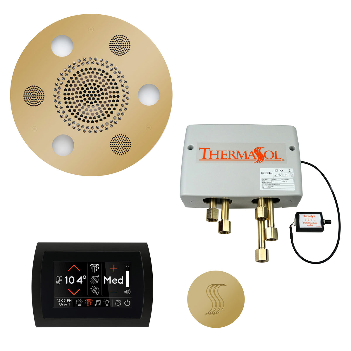 TWPSR-PB_ThermaSol_Steam Shower The Total Wellness Package with SignaTouch Round