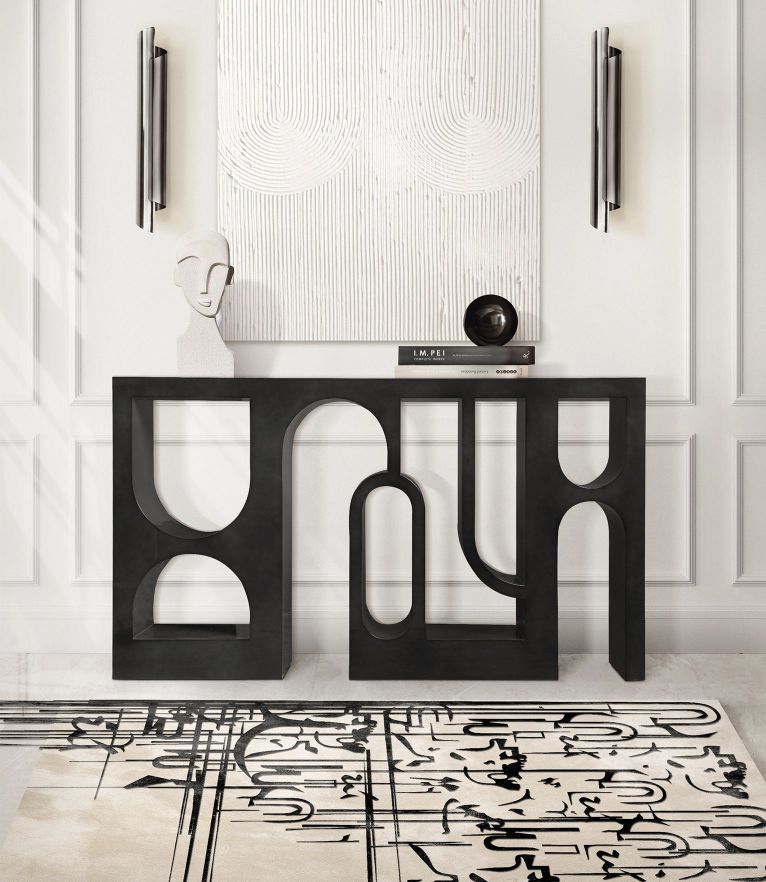 Rug Society Black Ink Rug Urban Collection