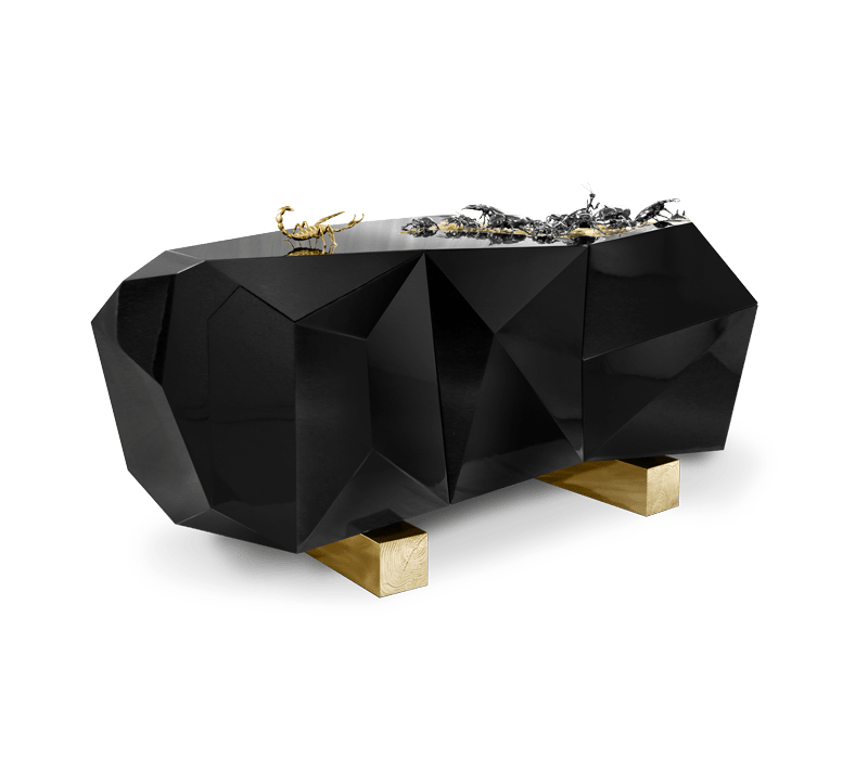 Boca do Lobo Diamond Pyrite Sideboard