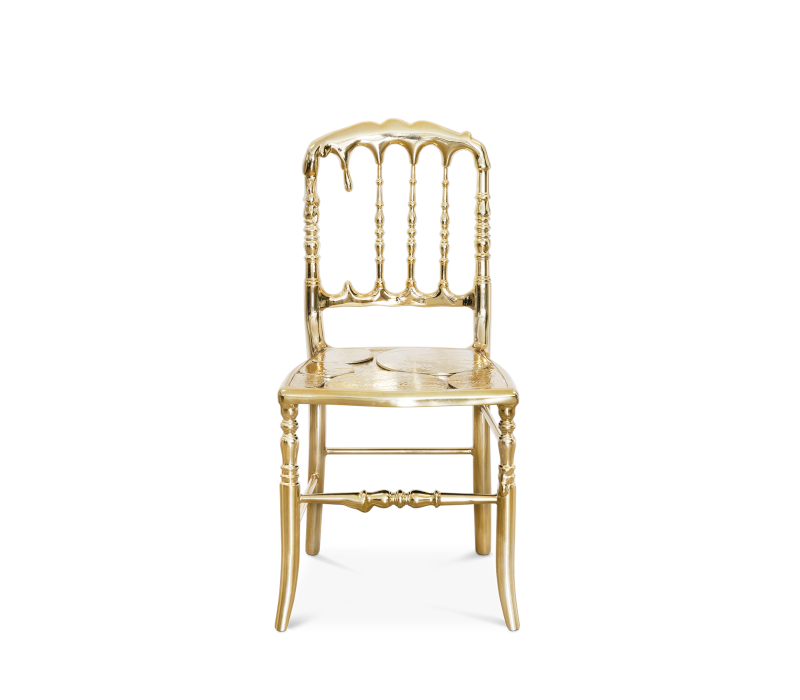 Boca do Lobo Emporium Gold Chair