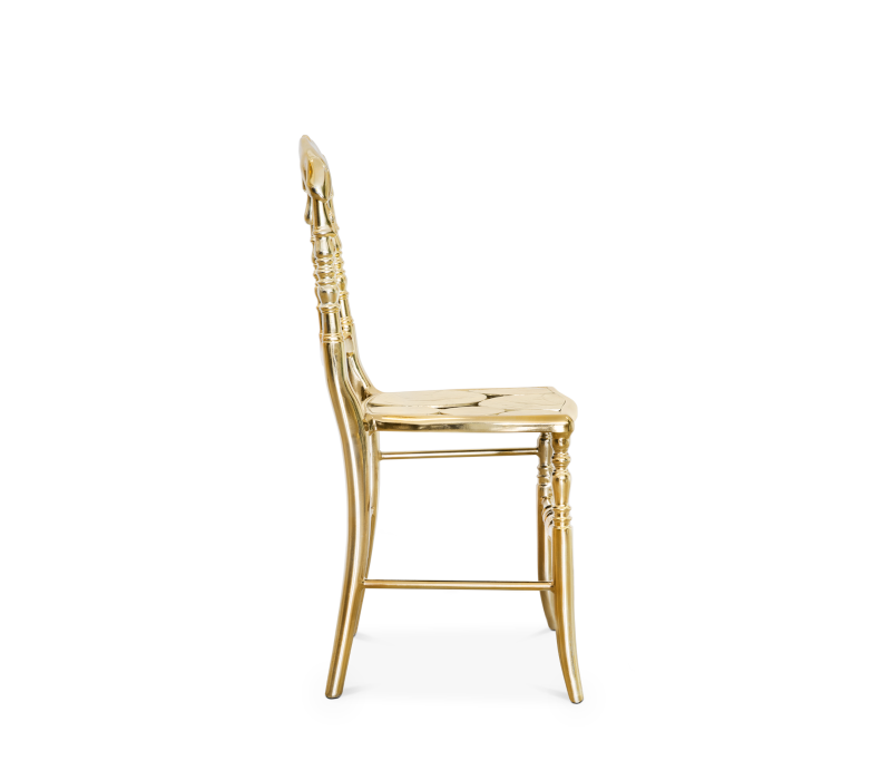 Boca do Lobo Emporium Gold Chair