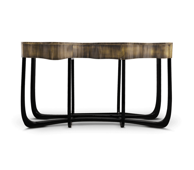 Boca do Lobo Sinuous Gold Console