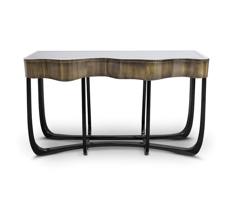 Boca do Lobo Sinuous Gold Console