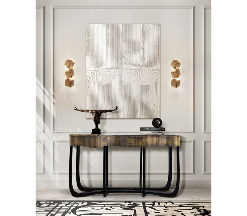 Boca do Lobo Sinuous Gold Console